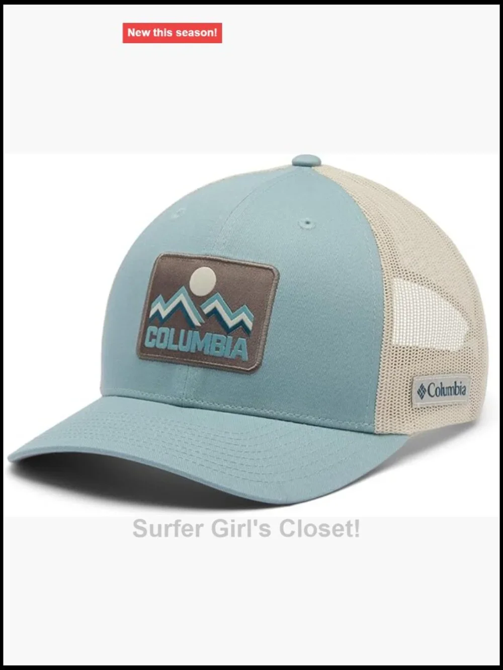 Mesh Snap Back Baseball Cap with Pre-Formed Bill